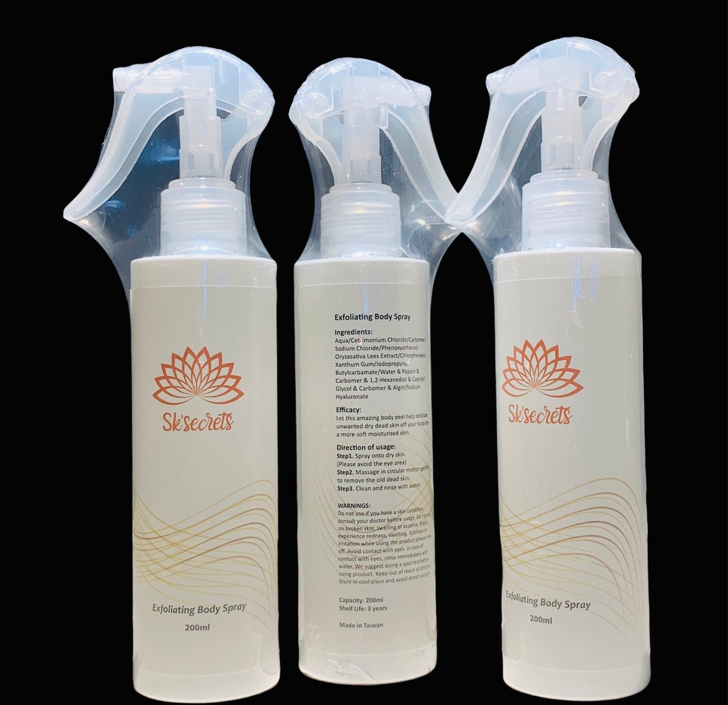 Gommage corporel liquide aux extraits de son de riz